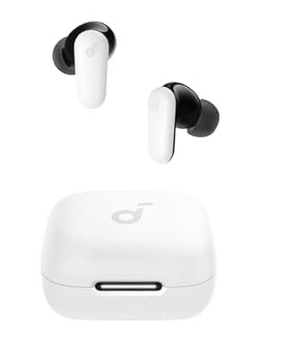 Soundcore P30i de Anker Auriculares con Cancelación de Ruido  Cancelación de Ruido Potente e Inteligente  Graves Potentes  45 Horas de Reproducción  Estuche 2 en 1 y Soporte para el Móvil  IP54