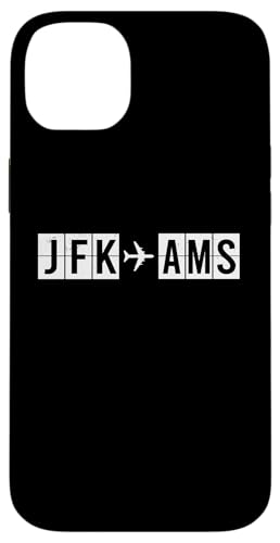 JFK AMS�t���C�g���[�g�j���[���[�N����A���X�e���_���ւ̃R�[�h �X�}�z�P�[�X iPhone 14 Plus �p
