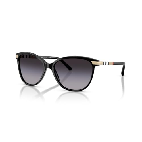 BURBERRY BE4216 30018G 57M Black/Grey Gradient Cateye Sunglasses for Women+Bundle with Accessory Eyewear Kit