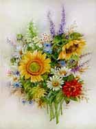 Lena Liu - Sunflower Bouquet