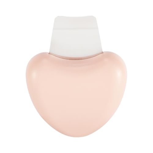 FAFUBOTIF 1 Pcs Blackhead Remover Tools, Silicone Face Scraper for Deep Cleansing, Nose Blackhead Remover for Women Men - Heart-Shaped - Beige