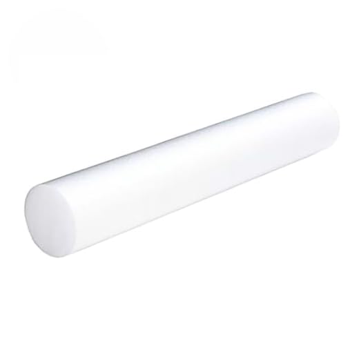 All4All Runder Schaumstoff 12x200 - Sofarolle - Polsterfüllung - mittelhart T25 - Schaumstoffrolle - runde Form - Weiß - Länge 200cm