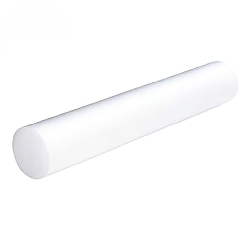 All4All Runder Schaumstoff 12x200 - Sofarolle - Polsterfüllung - mittelhart T25 - Schaumstoffrolle - runde Form - Weiß - Länge 200cm