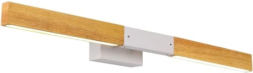 Lampe de miroir moderne en bois pour un maquillage parfait dans votre salle de bain