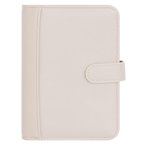 FranklinCovey - Reese Ring-Bound Binder for FranklinCovey Planners | Simulated Leather - Snap Binder (Pocket, Driftwood)