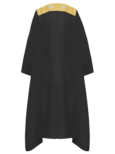 Kids Boys Middle Eastern Robe Muslim Islamic Abaya Clothes Arabian Prince Robe Outerwear2