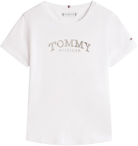 Tommy Hilfiger Tommy FOIL Tee SS KG0KG08974 S/S T-Shirt, Weiß...