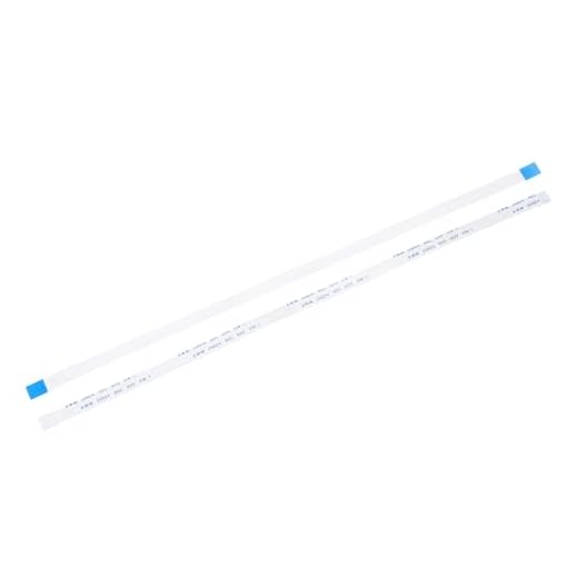 Generic Flexible Flat Cable, 12 Pins 0.5mm Pitch 250mm FPC FFC Flexible Ribbon Cable for LCD TV Car Audio DVD Player Laptop 5Pcs (A Type)