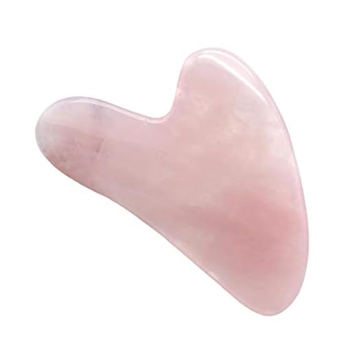 Handgjord Jade Guasha Board, Jade Gua Sha, skrapande massageverktyg för SPA, akupunkturterapi triggerpunkt-behandling, rosa, kroppsvård