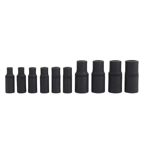Juego de enchufes magnéticos de 10 piezas con soporte de 1/4 y 3/8 pulgadas para mecánicos 7