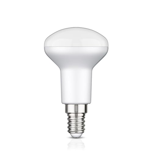 ledscom.de E14 LED Bulb, R50, Warm White (2700 K), 6.2 W, 608lm, 116°, 3-Step dimmer, matt