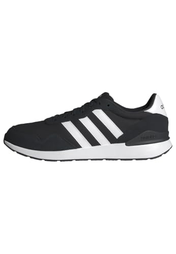 adidas Homme Run 60S 4.0 Shoes, Core Black/Cloud White/Core Black, 43 1/3 EU