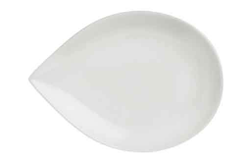 Elia Orientix Bone China Leaf Dewdrop Plate 330mm (Pack of 4)