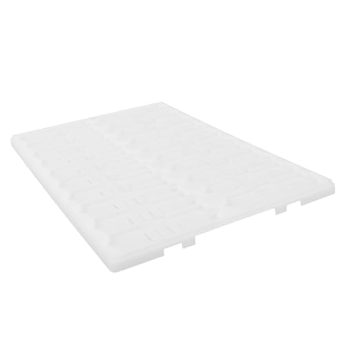 MUCKLILY Microscope Slides Storage Tray 20-Slot Plastic Slide Rack Secure Storage Design for Laboratory Use