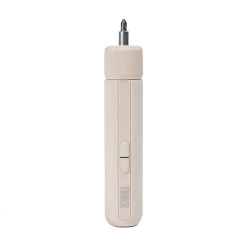 TINKR Electric Screwdriver Set, 3.6V Cordless Rechargeable Screwdriver with Adjustable Torque (8N·m Max), 24 S2 Bits, LED Light, USB-C Fast Charging, and Storage Case (Cream) by TINKR - Image 2