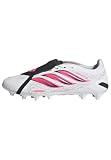 adidas Unisex League Fold-Over Tongue Artificial Ground Football Boots Shoes, Ftwr White/Solar Turbo/Core Black, 42 EU