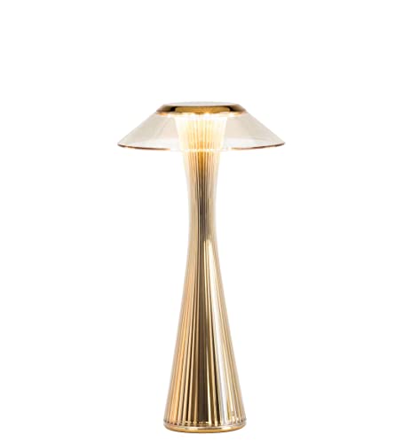 Kartell Space Lampada da Tavolo, Indoor, Oro