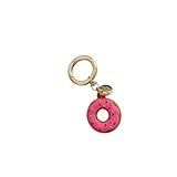 tenghong2021 Cute Fashion 3D Chocolate Donuts Dessert Silicone Cover for Apple Airtag Case with Keychain Ring Holder Anti-Lost Shockproof Protective Cover for Airtags Accessories -A