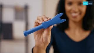 GROHE QUICKFIX Start | Bathroom Basin Mixer tap with Pop-up Waste | Easy to Install and Includes Installation Tool | Medium Size H. 192 mm | Water-Saving Technology | Chrome | 23552002