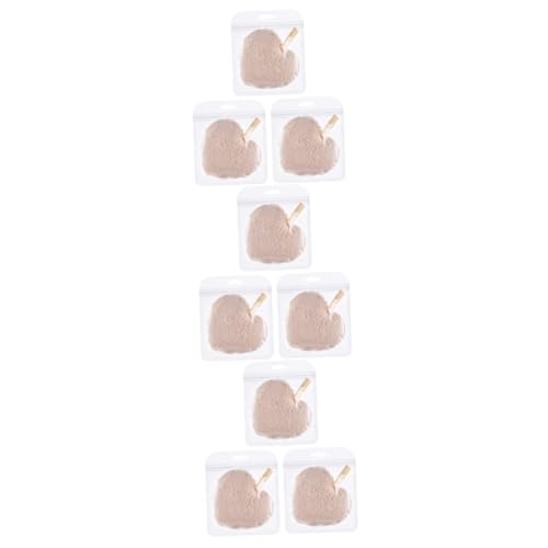 Houppette de maquillage Amosfun lot de 9 éponges en coton pour fond de teint et nettoyage du visage