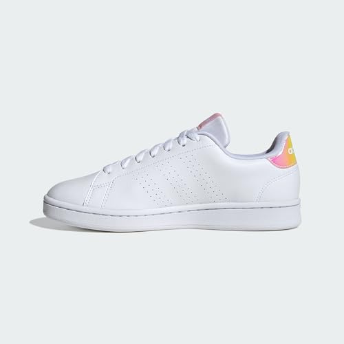 Image of adidas Womens Advantage Lace Up Sneakers Shoes Casual - White