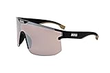 HUGO BOSS Unisex Sunglasses, Matte Black Beige/Silver, 99/1/125