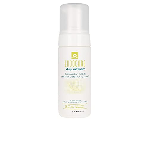 Endocare Essential Aquafoam - Limpiador Facial Micelar En Espuma, Elimina Impurezas Y Puntos S, Exfoliante Suave, Hidratante, Para Rostro, Negro, Cítrico, 125 Mililitro