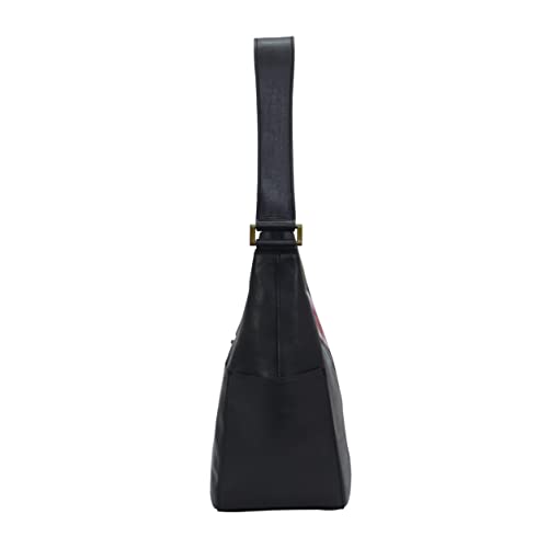 Image of Anuschka Women's Original Hand-Painted Genuine Vegetable Tanned Leather Classic Hobo With Side Pockets