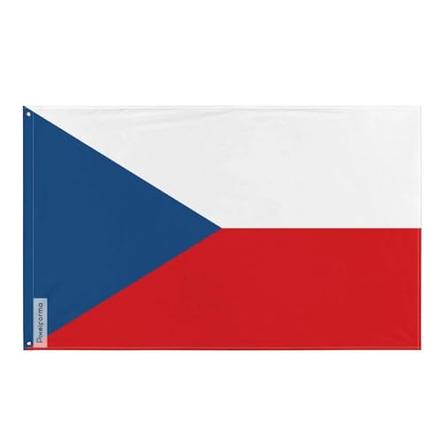 Drapeau de la Tchéquie Pixelforma de qualité supérieure en polyester durable pour mât