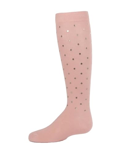 MeMoi Girls' A Speck of Spots Polka Dot Knee High Socks2