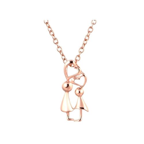 Collier en Or Anti-Ternissement Femme | Chaîne et Pendentif Poupée Robustes