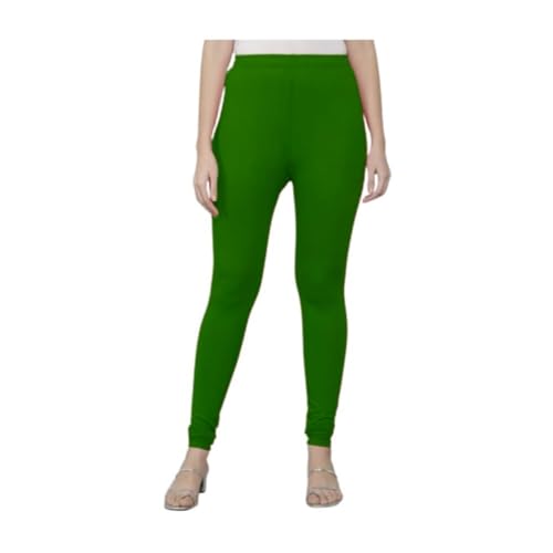 Image of Tanu Women's Cotton Leggings | Ultra-Soft, Stretchable and Comfortable | Casual Slim Fit Full Length Leggings for Women and Girls (Combo Pack of 3)