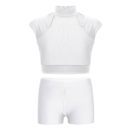 YOOJIA Enfant Fille Justaucorps Gymnastique de Patinage