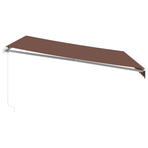 Toldo retráctil para evitar calor en el patio con sombra manual impermeable 3