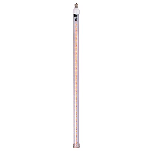 24 in. Orange C9 LED Snowfall Tube - Pack of 5