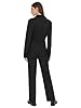 Miutii Work Coveralls for Women Casual Long Sleeve Full Body Overalls Jumpsuit Rompers Mechanic Workwear Black XXL #1