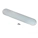 KAISH Silver 32mm Metal Blank Control Plate No Hole Aluminum Anodized Tele Control Plate for FD Telecaster