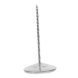 HOMOBABE 伝票叉 レスパイク 頑丈なステンレス製 請求書 メモ整理用 レストラン キッチン オフィス対応 卓上伝票ホルダー