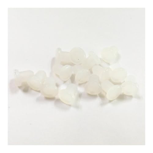 Gomas de tapón silicona suave transparentes sólidas para cartuchos de tinta Ciss 100 uds