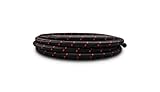 Vibrant Performance 11984R Nylon Braided Flex Hose (5ft Roll of Black Red ; AN Size: -4AN; Hose ID 0.22