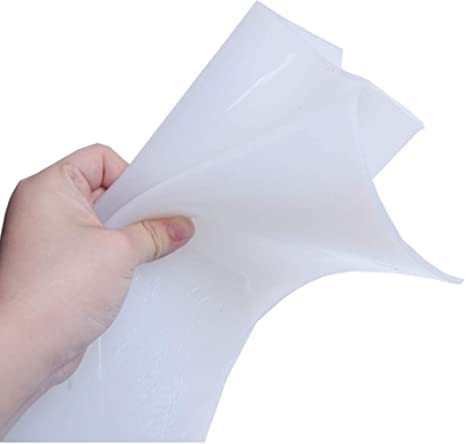 Aicon Silicon Rubber Sheet (150mm x 150mm x 1mm Thickness, White) 2 Pieces-image-6