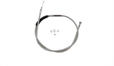 V-Twin 36-0558 - 65.69" Braided Stainless Steel Clutch Cable