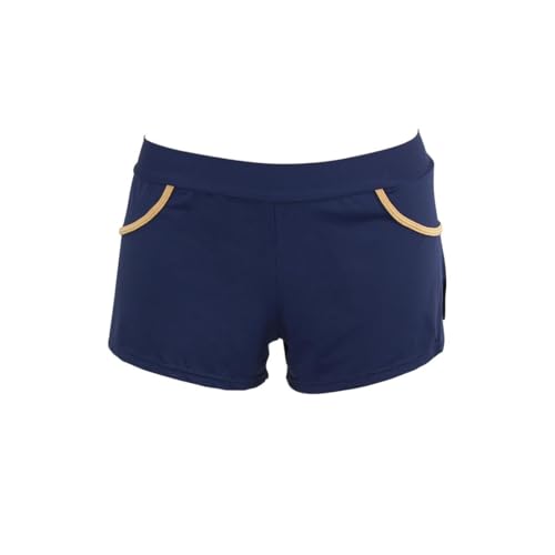 Short de Bain Femme Venezia Bleu Marine Janine Robin Shorty Plage