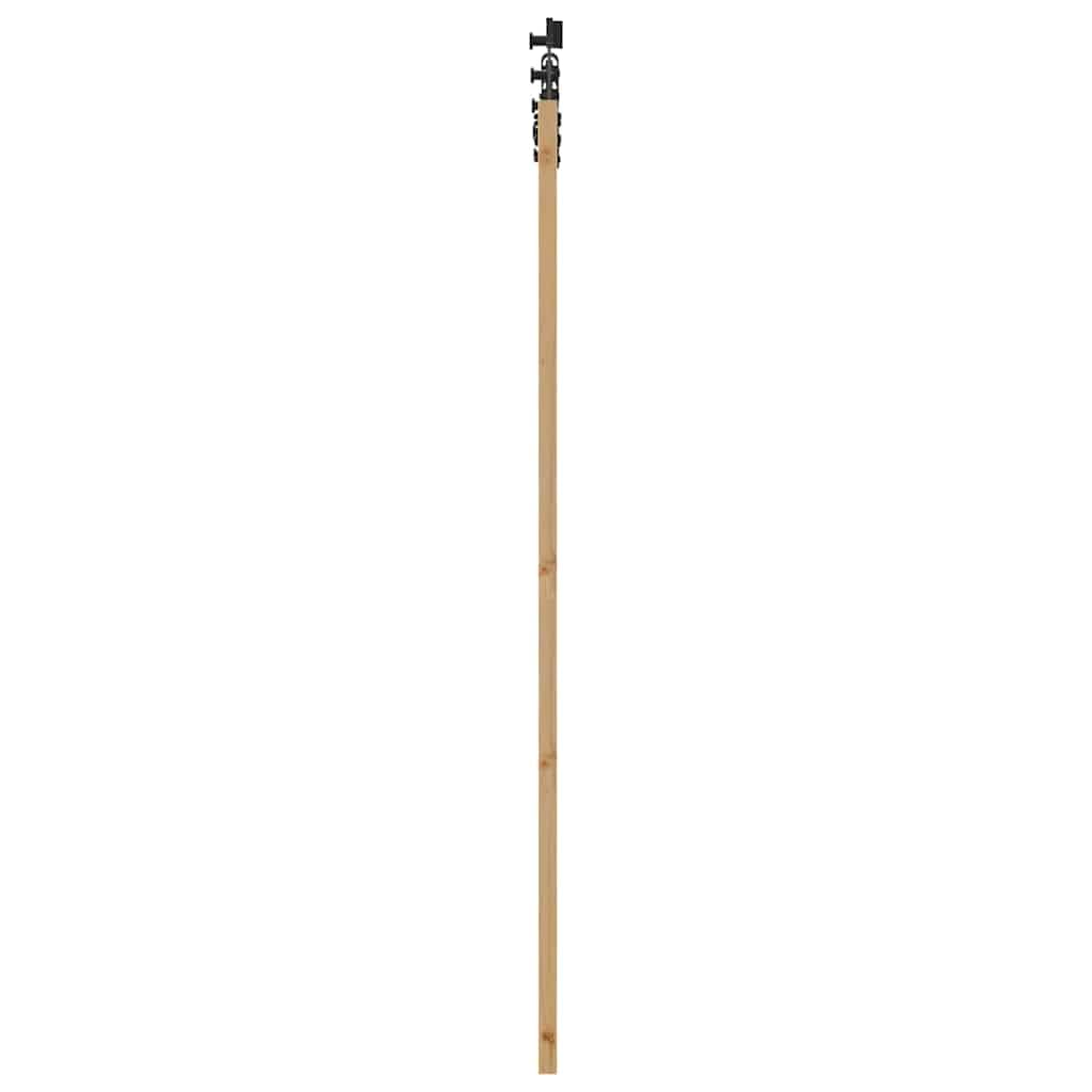 Porta scorrevole 73,5 x 198,5 cm in legno di pino e vetro con sistema a binario per interni