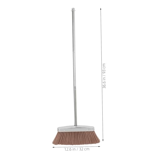 BAZEITFLOW Edelstahlbesen mit Langem Stiel Ergonomisch für Innen und Außen Robustes Patio Badezimmer reinigungsgerät Vielseitig Langlebig und Komfortabel für Haushalt und Garage – Bild 3
