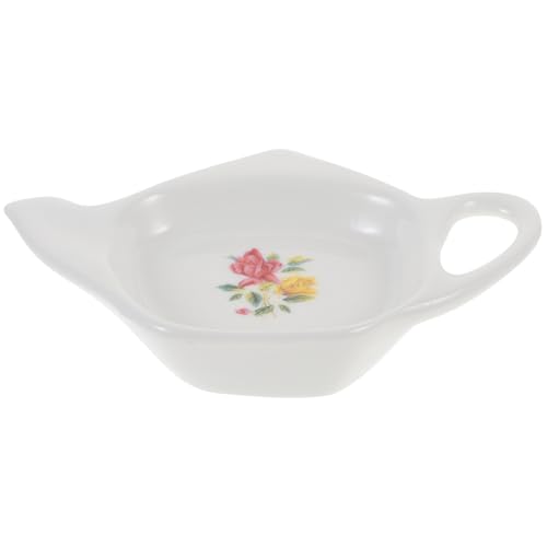 ABOOFAN 1pezzi Portabustine Da Tè Teiera Sottobicchiere Multifunzionale Per Tè Snack e Salse Vassoio e Ristoranti Leggera e Sicura