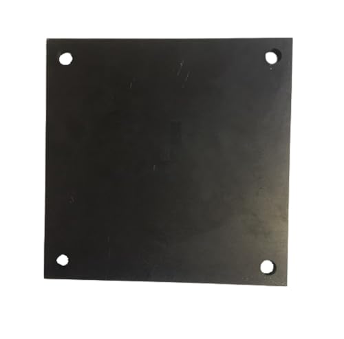Platine acier 200X200X10 percée LeMétal contre le jeu des structures