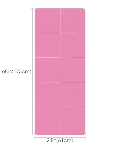 Classic Yoga Mat for Woman and Man, LULUWA Non Slip Portable 3mm Thick EVA Exercise Gym Mat for Fitness Yoga Pilates Workout Outdoor Camping Travelling - Image 3