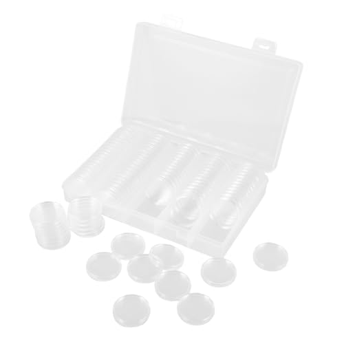 Capsulas con Caja Organizadora de Plástico Transparente