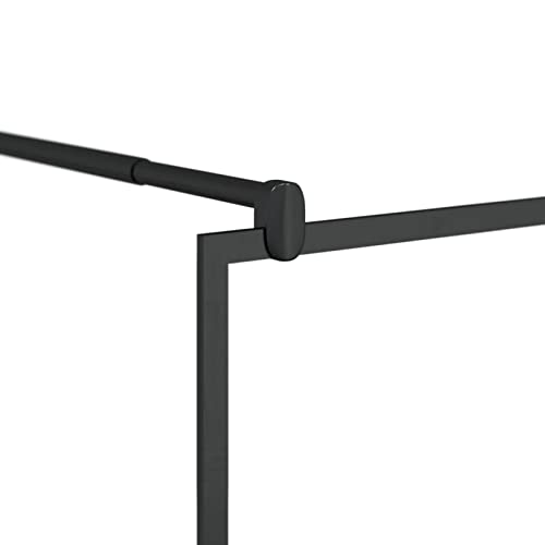 Mampara de ducha ajustable 98-100cm de vidrio templado transparente 7